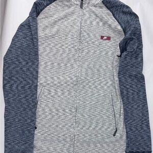 Nike Blue and White Zip Jacket